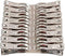 Clothes Pins 32 Pcs Metal Beach Chair Towel Clips,Heavy Duty Stainless Steel Clothespin, Row Cover Clips,Garden Clips,Greenhouse Clamps...