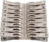 Clothes Pins 32 Pcs Metal Beach Chair Towel Clips,Heavy Duty Stainless Steel Clothespin, Row Cover Clips,Garden Clips,Greenhouse Clamps...