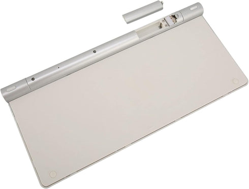 ASHATA & German & English Bilingual Language Keyboard 2.4G Cordless Keyboard for Desktop Laptop Tablet, Plug and Play...