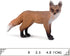 Toddmomy Fox Toy Figurine 3Pcs Animal Toys Plastic Fox Toys Wild Animal Figure Jungle Animal Fox Playset Cake Topper Fox Party Favors Educational ...