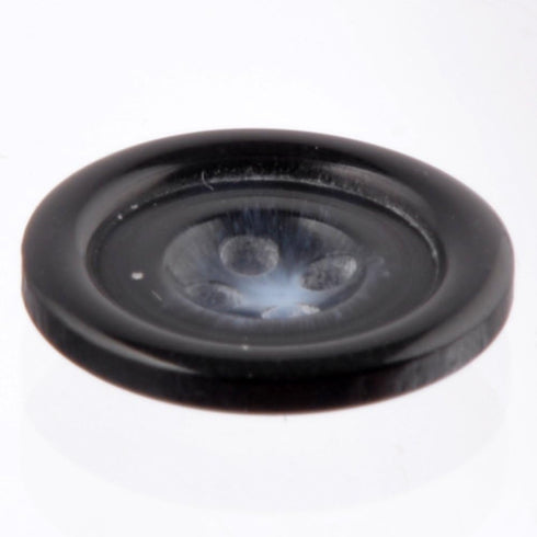 Mibo 8pcs Polyester Imitation Horn Suiting Button - 4 Hole - Rounded Rim with Concaved Center - 32L(20mm) - Navy Blue...
