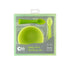 Olababy 3 Piece Parent Led and Baby Led Weaning First Feeding Set, Includes Training Spoon, Feeding Spoon and Steambowl...