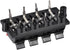uxcell 2 Row 8 Way Spring Speaker Terminal Clip Push Release Connector Audio Cable Terminals Strip Block Black Red WP8-03 1Pcs...