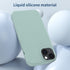 FUNMIKO Compatible with iPhone 14 Case with Screen Protector,Silky Liquid Silicone Case, Scratch Proof Soft Microfiber Lining,Slim Fit Shockproof ...