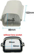 6 Inch Outdoor Weatherproof Small Duty Aluminum CCTV Housing Security Surveillance Camera Housing Camera Mount Enclosure Dust Cover Case...
