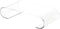 Plymor Clear Acrylic Scroll-Shaped Display Riser, 1.375" H x 6.25" W x 3.5" D (1/8" thick)...