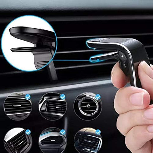 BoxWave Car Mount Compatible with Samsung Galaxy A51 5G - MagnetoMount Clip, Metal Car Air Vent Strong Magnet Mount - Jet Black...