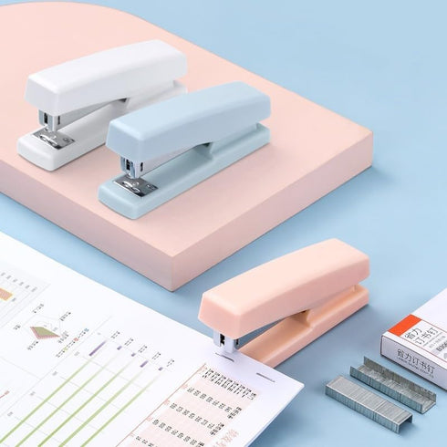 Pink Stapler, Desktop Staplers with 1000 Staples,Office Stapler,25 Sheet Capacity (Pink)...