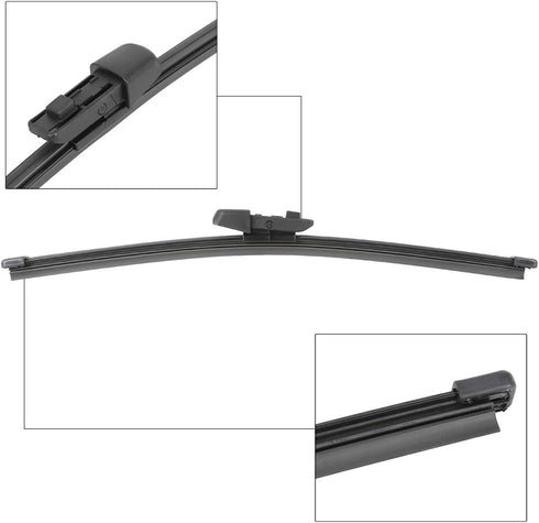 X AUTOHAUX Rear Windshield Wiper Blade Arm Set for VW Golf MK6 2009-2012 - 280mm 11inch...
