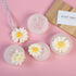 White Flower Silicone Molds Daisy Fondant Mold Daisy Chrysanthemum Mould Flower Silicone Fondant Molds for DIY Cake Decoration Chocolate Candy Pol...