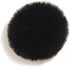 SUSULU Black Pom Poms for Crafts Fluffy Faux Fur Pom Pom Balls Small Black Pompoms with Tiny Cord for Hat Shoes Garment Accessories 2.8in Pack of ...