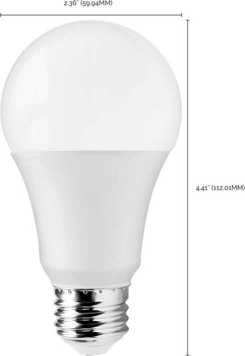 Satco S11438 12-Watt A19 LED Light Bulbs, 75-Watt Replacement, 5000K Natural Light, 1100 Lumens, 10 Pack...