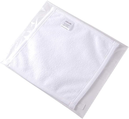 PYD Life 12 Pack Sublimation Blanks White Towel 8 Inch Bathroom Face Hand Towel Kitchen Tea Dish Drying Cotton High Absorbent Polyester Towel for ...