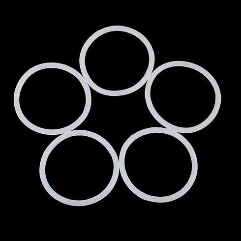 X AUTOHAUX Silicone O-Rings, 45mm OD 38.8mm ID 3.1mm Width VMQ Seal Gasket for Compressor Valves Pipe Repair, White, Pack of 20...