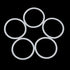 X AUTOHAUX Silicone O-Rings, 45mm OD 38.8mm ID 3.1mm Width VMQ Seal Gasket for Compressor Valves Pipe Repair, White, Pack of 20...