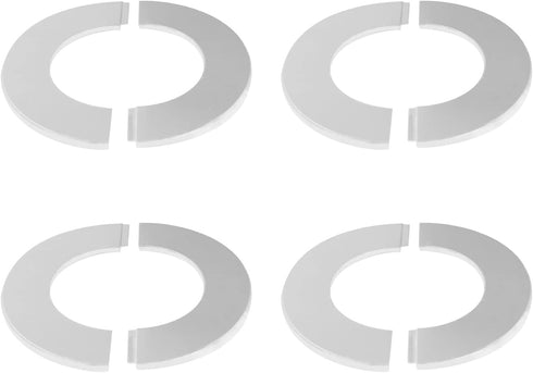 Stainless Steel Wall Split Flange, SAFYY Self Adhesive Split Pipe Flange, Round Escutcheon Plate Floor and Ceiling Plate Cover Split Flange, Suita...