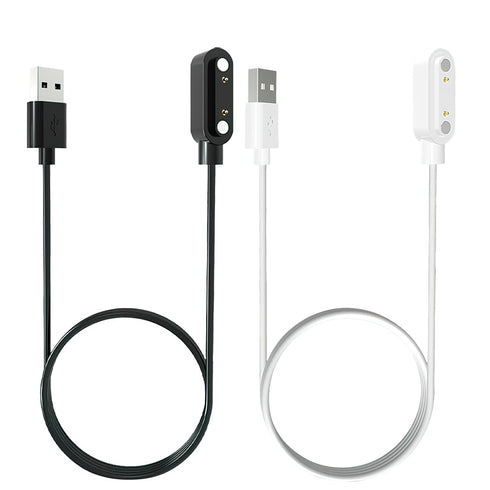 2-Pack Kids Smart Watch Magnetic Charger, 7.62mm 2Pin 2ft/60cm 5V 1A USB-A, Universal Charger Cable Replacement Compatible for Smart Watches with ...