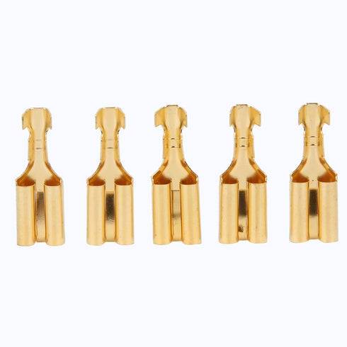 7.8Mm Female Quick Disconnect,100 Pcs Blade, Brass Plug and Pull Type Connector 8mm Female Spade Terminal with 7.92 Terminal 7.8mm...