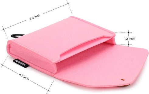 NIDOO Portable Felt Storage Bag, Electronics Accessories Protective Case Pouch for MacBook Power Adapter, Mouse, Cellphone, Cables, SSD, HDD, Powe...