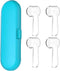Electric Toothbrush Travel Case for Oral-B Toothbrushes - 4 Pcs Toothbrush Head Covers Compatible with Oral B Electric Toothbrush Heads (Blue)...
