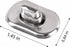 AUEAR, 12 Pack Silver Turn Lock Clasp Hardware Purse Closure latches Handbag Twist Fasteners for DIY Bag Craft Project...