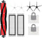 Accessories kit Compatible with Roborock Q5 Robot Vacuum Cleaner Main Brush Side Brush Dust Bag Filter (9 PCS)...