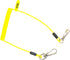 BearTOOLS Coil Tool Lanyard | Max Load 2lbs Ultra-Compact Design, Elastic, PU-Coated | Dual-Connectors, Easy-Attachment for Safety of Lightweight ...