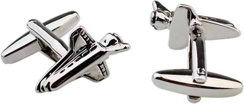 Space Shuttle Cufflinks Plane Astronaut Moon Craft Orbital...