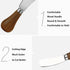 2 Pack Butter Spreader Knife Standing, Stainless Steel Cheese Spreader Knives with Wood Handle, Butter Knives with Sharp Edge for Easily Cutting &...