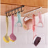 2pcs Multi-Hooks Under The Cabinet 6-Hook Hanging Hook Rack Kitchen Utensil Cupboard Hanger Chest Organizer Cup Holder for Coffee Bar, Fit for 0.8...
