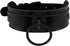 Gothic Punk Collar for Women,Soft PU Leather Choker Necklace Emo Jewelry 80s 90s Goth Accessories,Hanging Big Black Ring...