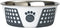 PetRageous 15001 Fiji Stainless Steel Non-Slip Dishwasher Safe Dog Bowl 3.75-Cup Capacity 6.75-inch Diameter 2.5-inch Tall for Medium and Large Do...