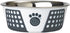 PetRageous 15001 Fiji Stainless Steel Non-Slip Dishwasher Safe Dog Bowl 3.75-Cup Capacity 6.75-inch Diameter 2.5-inch Tall for Medium and Large Do...