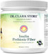 Dr. Clark Inulin Powder (FOS), 300 gm - Prebiotic Soluble Fiber...