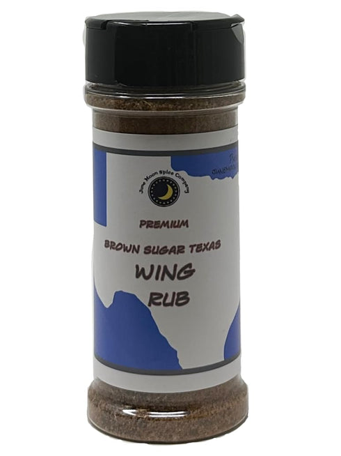 Brown Sugar Texas BBQ Chicken Wing Dry Rub | Large Shaker | Calorie Free | Fat Free | Saturated Fat Free | Cholesterol Free | Low Sugar | Crafted ...