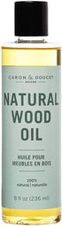 CARON & DOUCET - Natural Wood Conditioning Oil - 100% Plant Based Wood Conditioning and Polishing Oil - Orange Scented - Suitable for Natural Furn...