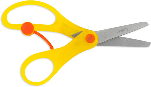 Hygloss-Armada Art Snippy Spring-Action Scissors - Spring Back Open as You Cut - Stainless Steel, Blunt Tip Blades - Easy Cutting for Children - K...