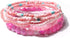 Pingyongchang Stackable Multi Layer Bohemian Bead Bracelet For Women Handmade Colorful Beads Layered Stretch Multilayer Bangles Bracelets Beach An...