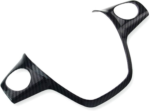 ruihe 3PCS Carbon Fiber Color Steering Wheel Cover Trim Fit for Ford Focus Escape C-max cmax...