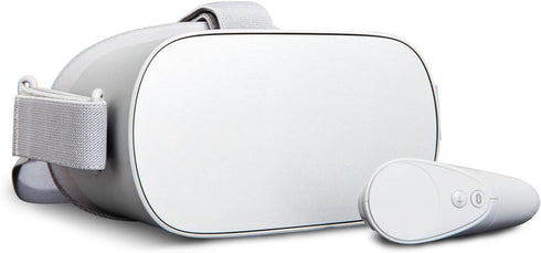 MightySkins Skin Compatible with Oculus Go Mobile VR - Solid White | Protective, Durable, and Unique Vinyl Decal wrap Cover | Easy to Apply, Remov...