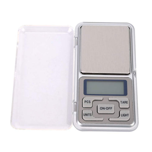 Digital Jewelry Scale, Mini Electronic Jewelry Carat Scale Laboratory Balance Gold Silver Diamond Stone Calibration Weight Measuring Tool for Weig...