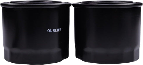 2X Oil Filters 16097-0010 72201898 Compatible with Massey Ferguson GC2300 GC2310 1428V 1433V 1429 Kawasaki Mule 2015-2023 Pro FX FXT FXR KAF820 EP...