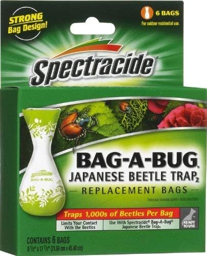 SPECTRACIDE BAG-A-BUG JAPANESE BEETLE TRAP BAGS 1 PACK...