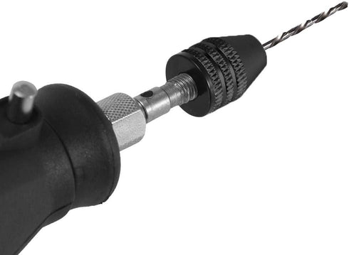 Mesee 2Pcs Keyless Mini Jaw Drill Chuck Collet Conversion Adapter, 0.3-3.4mm Capacity Chucks Converter Electric Grinding Drill Bit Tool for Woodwo...