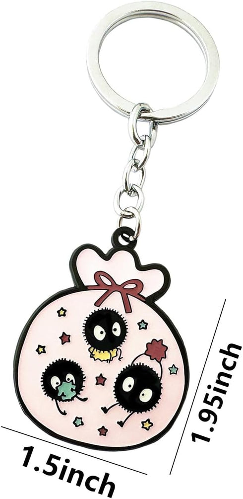 Cartoon Cute Anime Keychain, Zinc Alloy Anime Key Chain for Women and Men...