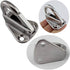 haowei 2 Pcs Strong 316 Stainless Steel Safety Heavy Hook Marine Boat Spring Snap Type Fender Fending Hanger for Tug Ship Boat Hardware Accessorie...