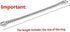 Stainless Steel P Chock Metal Chain Training Dog Pet Collars Necklace Walking Training Pet Supplies for Small Medium Large Dogs,45cm...