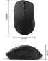 BQSS Wireless Mouse Computer Mouse with USB Receiver 2.4G PC Mouse for Laptop Macbook Mouse Durable Chromebook Mice with Adjustable DPI Black...