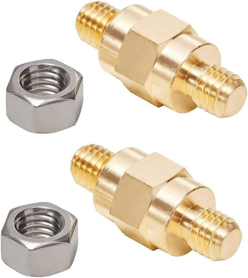 Side Post Battery Terminal Bolt Compatible with GM and Other Accessories to Battery,Standard Battery Post Stud Extender Screws 3/8 16 Stud Bolts,P...