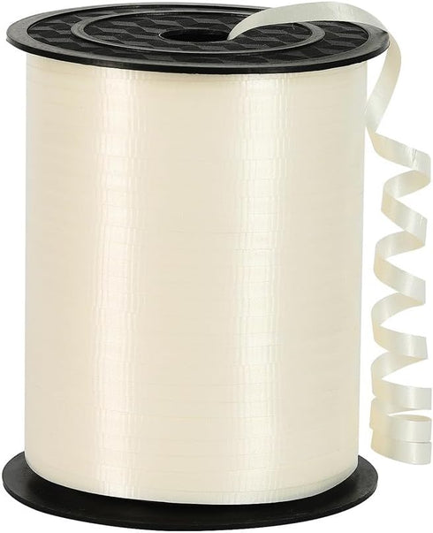 Ivory Ribbon,3/16 inch x 500 Yard Crimped Ivory Curling Ribbon for Gifts Wrapping, Birthday, Florists Crafting...